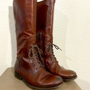 Frye Melissa Lace-Up Riding Boot.
